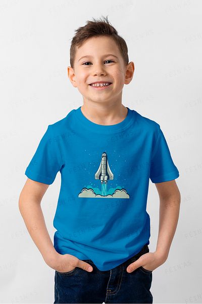 feinas Tricou pentru copii - Navă spațială