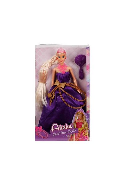 Sunman Alisha Long Haired Princess 08355 Purple Dress
