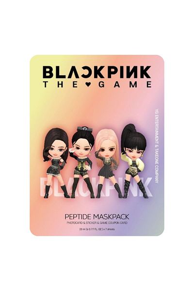 BlackPink The Game MaskPack Group - Peptide MaskPack (7 sheets per box)