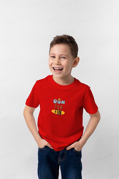 feinas Kids Tshirt - Run for Fun
