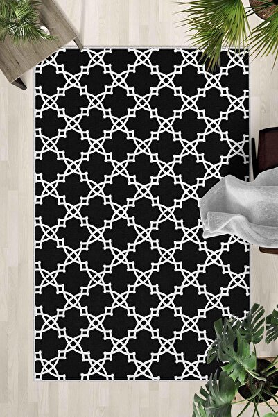 Monnhein Non-Slip Base Washable Carpet – Modern Digital Printing Carpet for K...