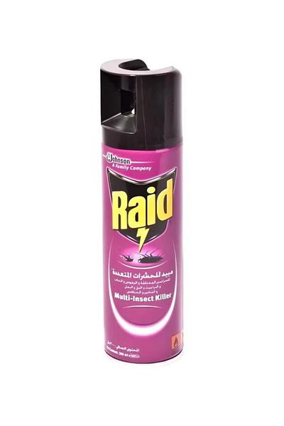Raid Multi-purpose insecticide spray, red, 300 ml