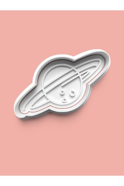 AKTASTORE قالب بسكويت الكوكب وقالب عجينة السكر 0436-2