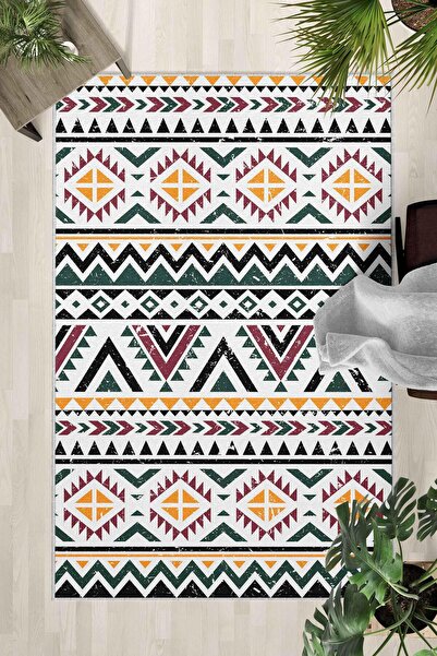 Monnhein Covor lavabil cu bază anti-alunecare – Covor modern cu imprimare dig...