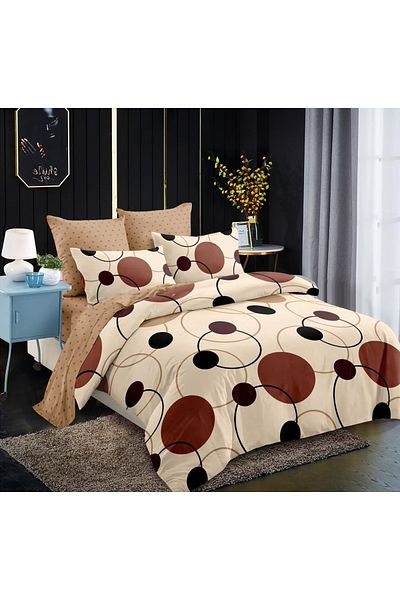 CHIRASO FINE Cotton Bedding Set, ELASTIC Sheet 180x200+25cm, Duvet Cover 200x230cm 4 Pillowcases