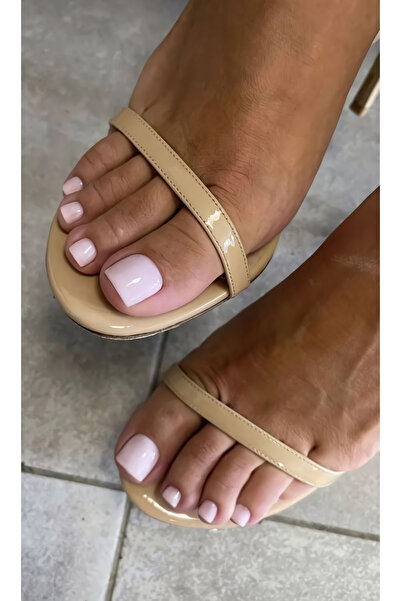 ZarDünya Pudra Pembe Model Ayak Takma Tırnak
