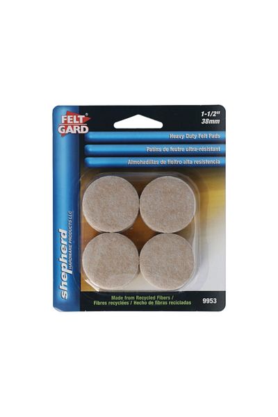 shepherd 8-Piece Felt Gard Felt Pads Set 38 mm