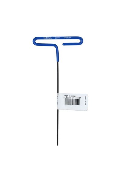 Eklind Heat Treated Cushion Grip T Handle Hex Key 2 mm x 6 Inch