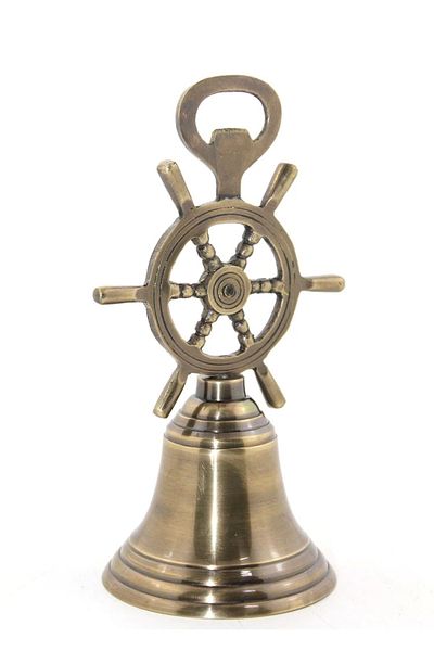 nerede bulurum Brass Hand Bell with Rudder