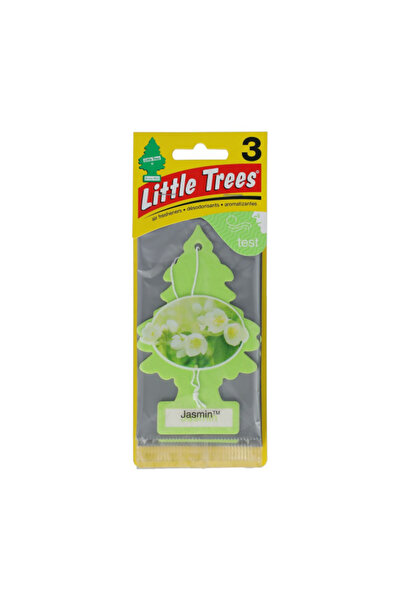 Little Trees بطاقة تعليق معطر جو برائحة الياسمين، 3 قطع