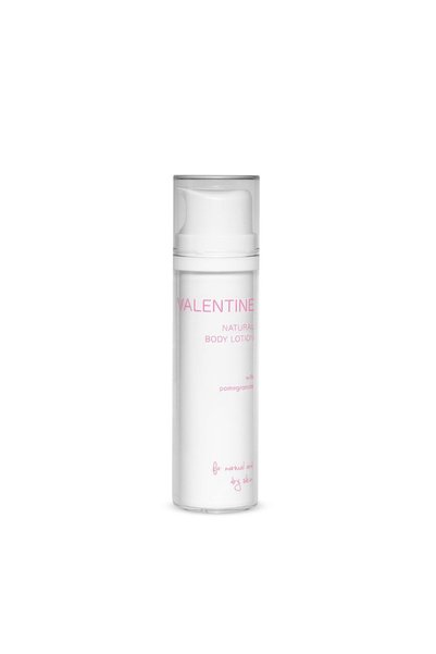 Angati Cremă hidratantă de corp, Angati, Valentine, 100% vegană, recipient fără aer, 100 ml