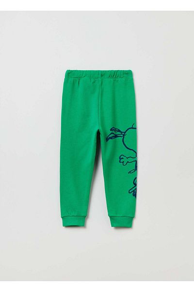 Ovs Fleece Joggers With Snoopy Print