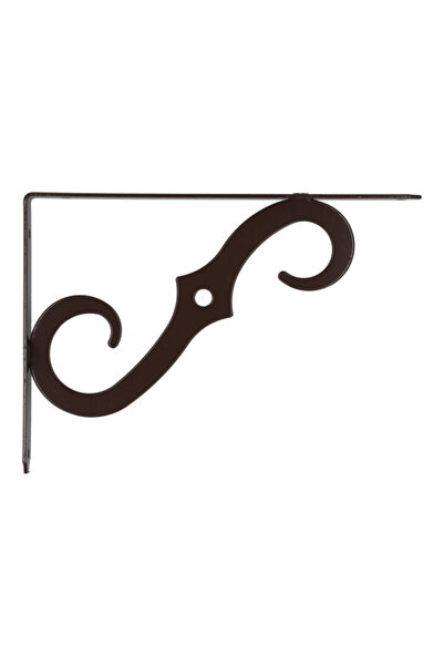 ACE Ornamental L-Shaped Durable and Elegant Metal Shelf Bracket 10 x 7 Inch