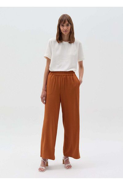 Ovs Crinkle-Effect Blouse With Small Splits
