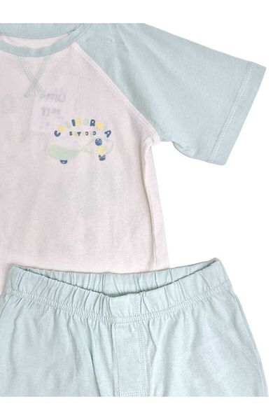 Mo Short Sleeve Pajamas 100% Cotton