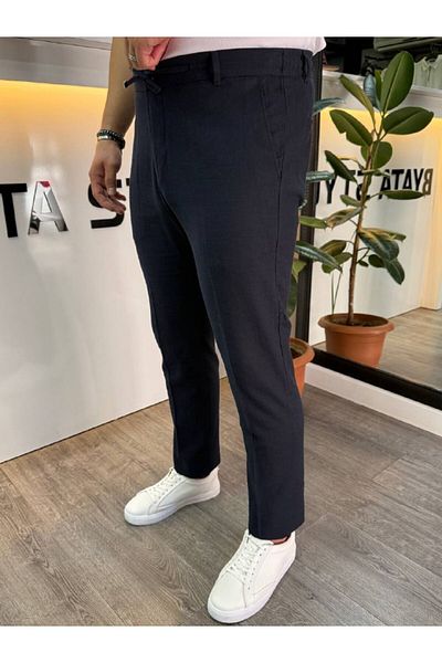 BYATA MENS STYLE Men's Linen Trousers