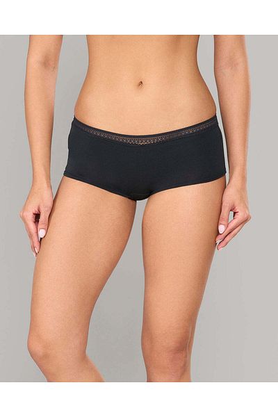 La senza Cotton Boyshort Panty with Logo Band