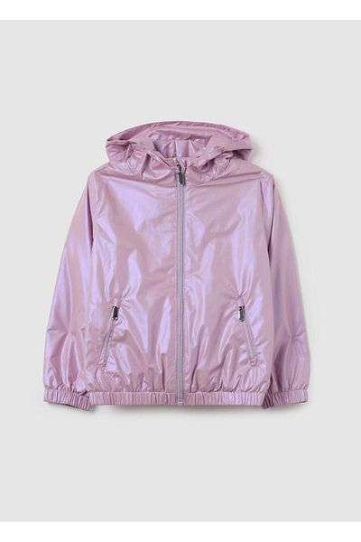 Ovs Short Shiny-Effect Waterproof Jacket