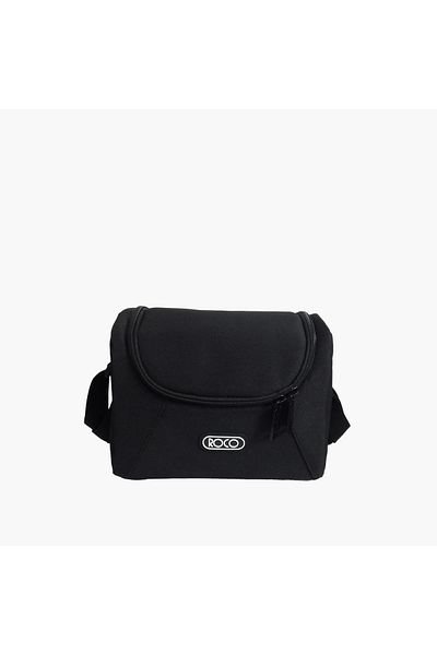 Roco Solid Lunch Bag with Adjustable Strap and Zip Closure