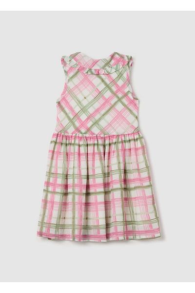 Ovs Sleeveless Dress With Check Pattern