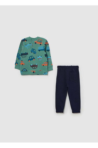 Ovs French Terry Jogging Set With Print