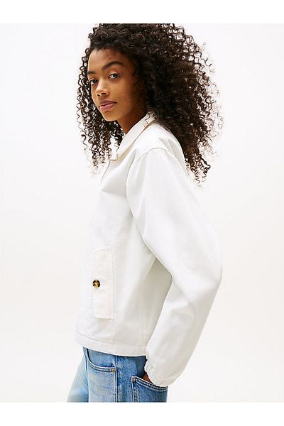 Tommy Hilfiger Bavlněná bunda TJW REG ZIP EXT