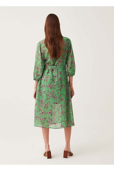 Ovs Shirt Dress With All-Over Print.