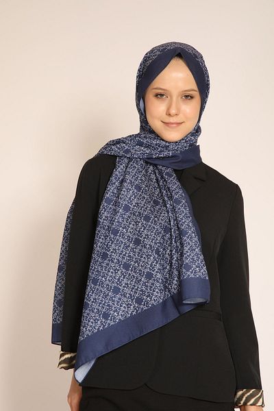 BERCHEM SCARF Akel Micro Patterned Shawl – Light and Modern Touch for Elegant and Stylish Combinations