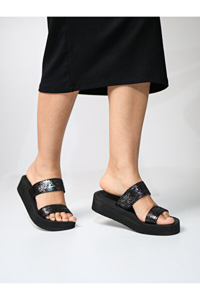 HANOX Gloria Printed Eva Sole Wedge Heel Women's Beach Slippers (4.3) cm