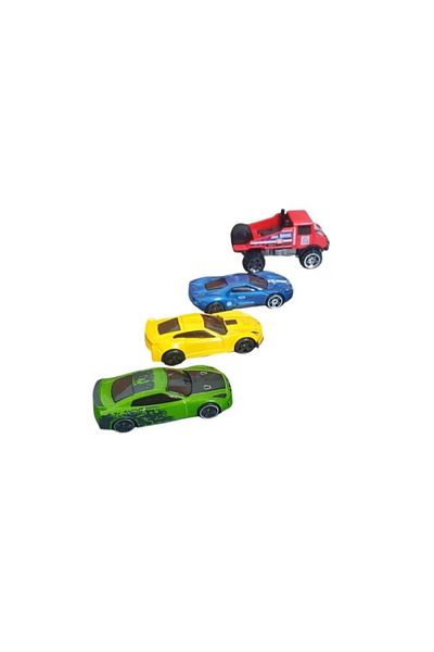 MOAWAVE Set of 4 toy cars, Die-Cast metal plastic type, Multicolor MOAWAVE™