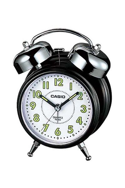 Casio Table Clock with Alarm White/Black 136 x 106 x 66mm