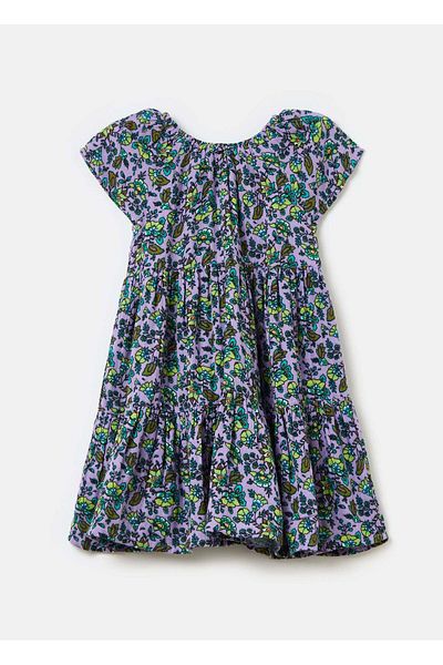 Ovs Cotton Dress With Floral Pattern