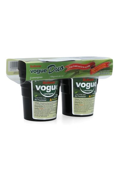 Bullsone 2-Piece Vogue Lemongrass Car Air Freshener 130g
