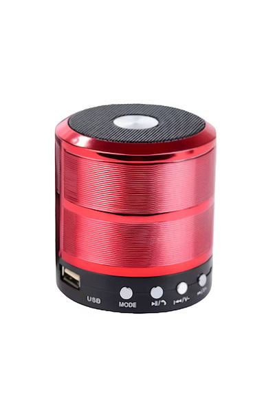 MOAWAVE Portable mini speaker, Metal body, Bluetooth, Miscro-SD Card. Radio, Aux, Red MOAWAVE™