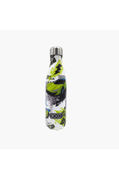 Roco Car Print Stainless Steel Water Bottle