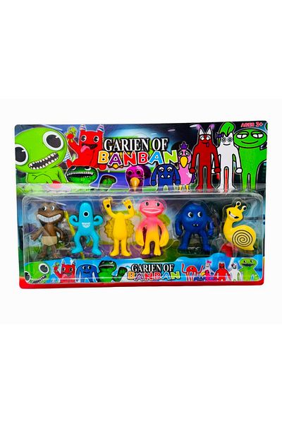 MOAWAVE Set of 6 Garden of Banban figurines, size 9cm brown MOAWAVE™