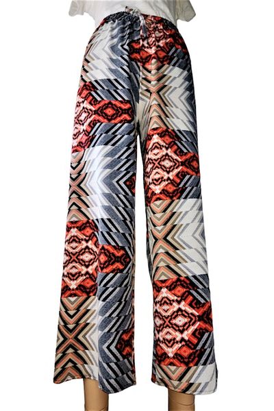 OEM Women's Pants - Multicolor Cotton, Elasticated Waist, Size XL