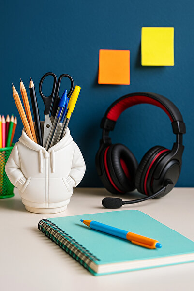 HARLEON Калъф за моливи с качулка – Органайзер за бюро с качулка