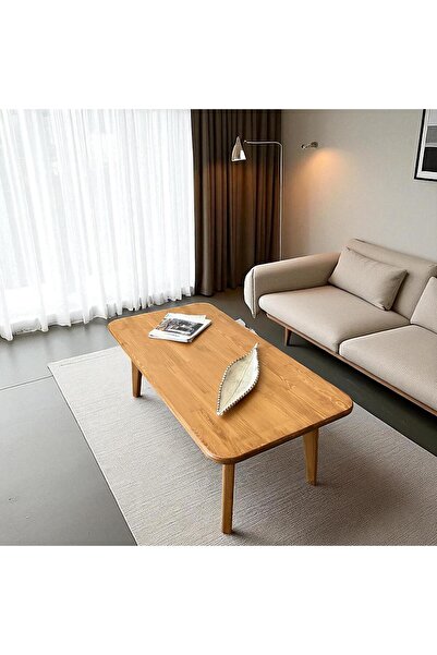 uğurlubaylar doğal masif orta sehpa 60x115cm