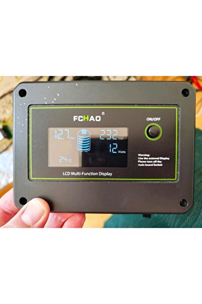 GÜMRÜK BEY FCHAO Çok Fonksiyonlu LCD Ekran – İnverter Dönüştürücüler İçin Gel...
