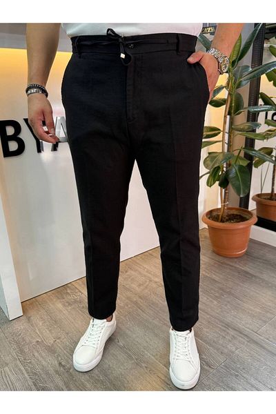 BYATA MENS STYLE Men's Linen Trousers