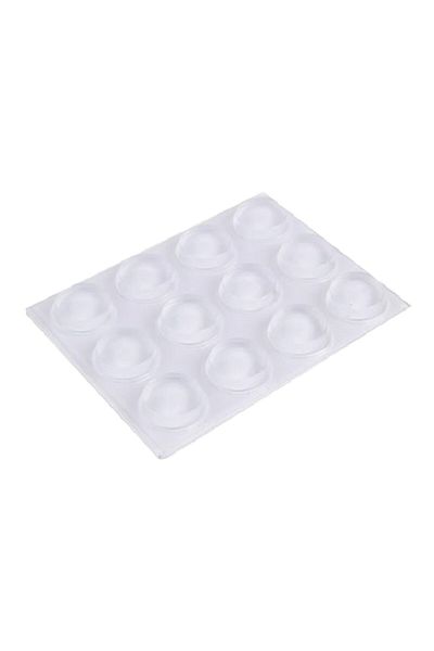 Magic Sliders 12-Piece Heavy-Duty Self-Stick Round Bumpers 1/2 Inch