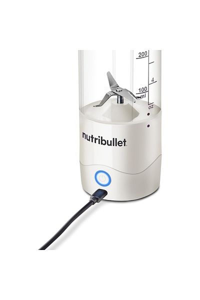 Nutribullet ® Portable Blender 0c22300093, 475 ml Capacity, 15 Uses Per Charge, Usb-c, White