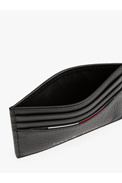 Tommy Hilfiger Schwarze Herrenbrieftasche TH CENTRAL CC HOLDER