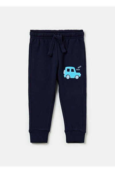 Ovs بنطال رياضي من الصوف مع رباط وطبعة