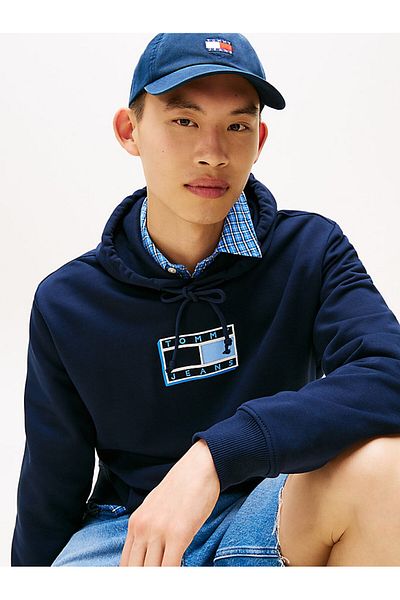 Tommy Hilfiger Mikina s kapucí TJM REG POP CLR FLAG EXT