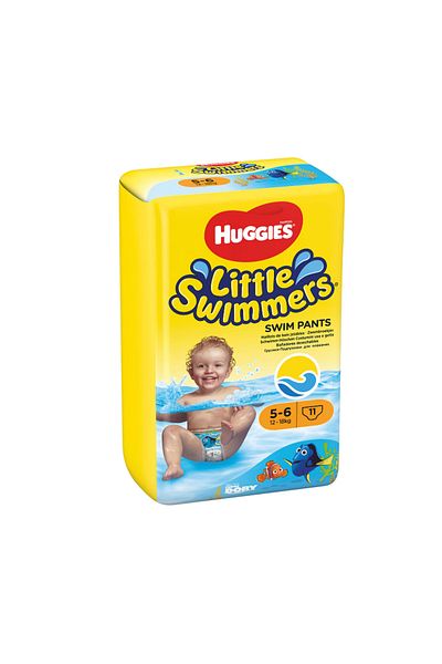 Huggies Scutece chilotel pentru apa Little Swimmers 5-6, 12-18 Kg, 11 buc
