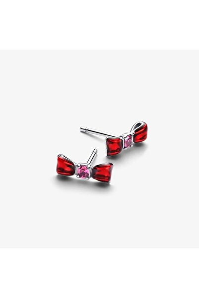 Pandora Disney Snow White Bow Stud Earrings - 925 Sterling Silver