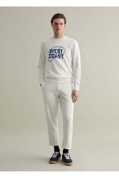 Ovs Sweatshirt With Round Neck And Print