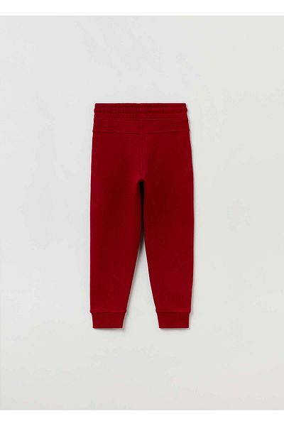 Ovs Boys Fleece Joggers With Drawstring And Print